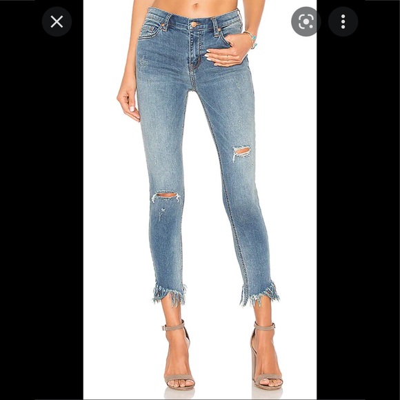 ☀️Free People Great Height Frayed Distressed Jean - Picture 10 of 10